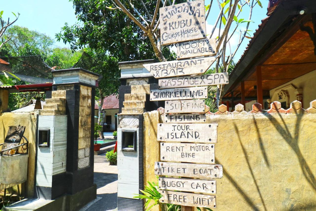 Sunjaya Kubu Guesthouse レンボンガン島 エクステリア 写真
